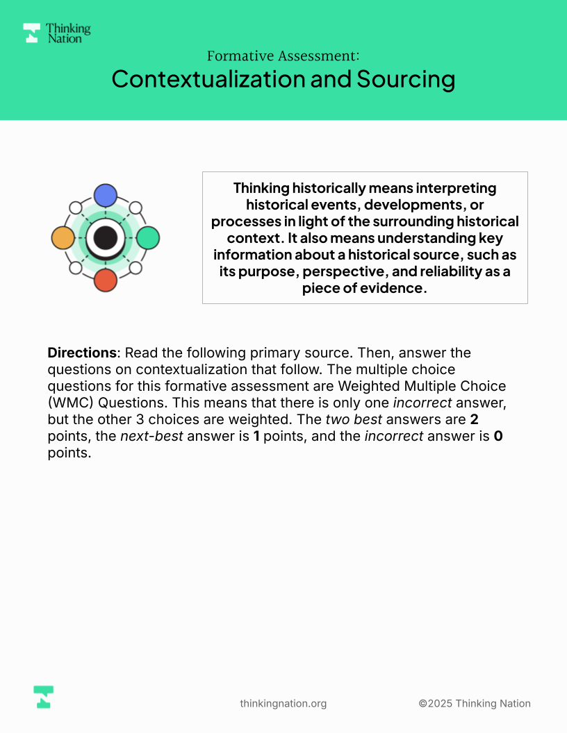Form Assessment Cover