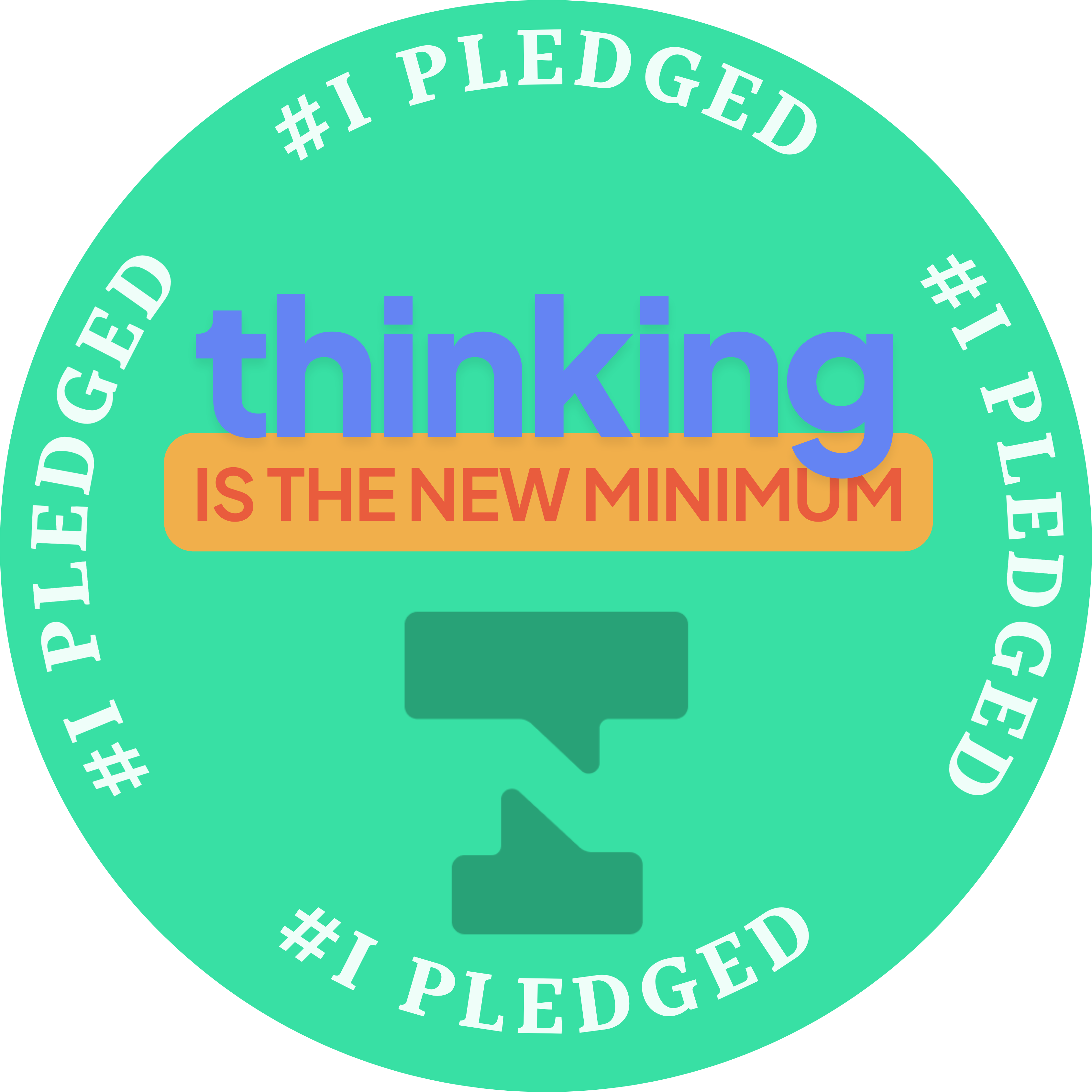 Pledge Button for New Minimum Standard