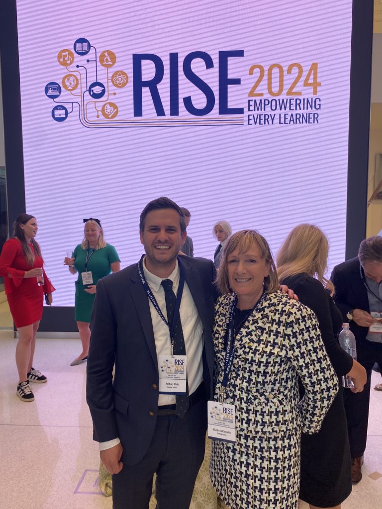 Zach and Liz at RISE 2024